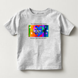 Camiseta De Bebé Autismo Tiburón 5/6T GRIS