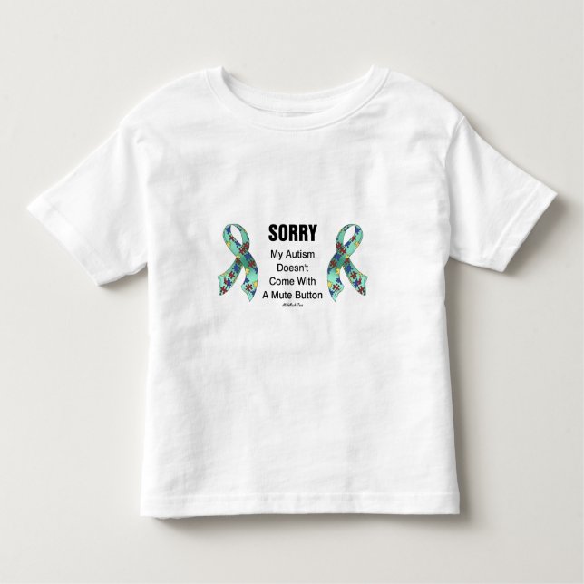 Camiseta De Bebé Autismo triste (Anverso)