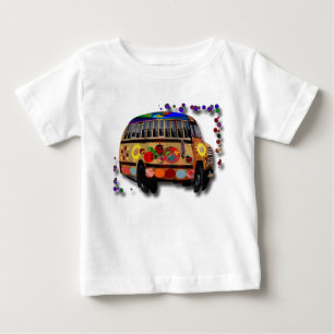 Camiseta De Bebé Autobús de la mariquita