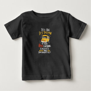 Camiseta De Bebé Autobús escolar es grande y amarillo