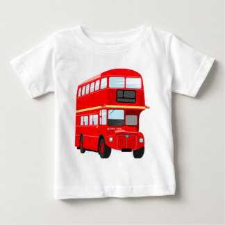 Camiseta De Bebé Autobús rojo