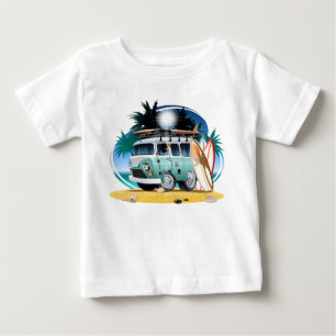 Camiseta De Bebé Autocaravana de dibujos animados