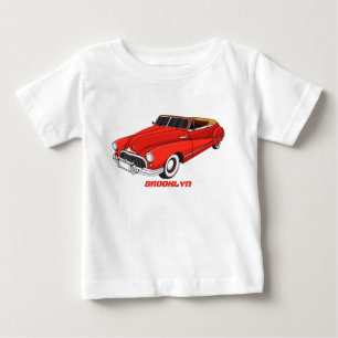Camiseta De Bebé Automóvil rojo clásico de 1948