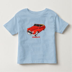 Camiseta De Bebé Automóvil rojo clásico de 1948