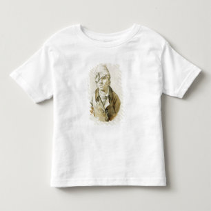 Camiseta De Bebé Autorretrato con el remiendo del casquillo y del