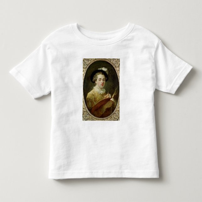 Camiseta De Bebé Autorretrato con la paleta (Anverso)