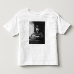 Camiseta De Bebé Autorretrato mientras que dibuja, 1648