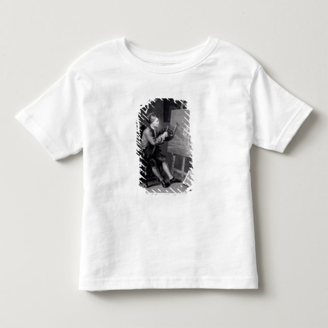 Camiseta De Bebé Autorretrato que pinta la musa cómica (Anverso)