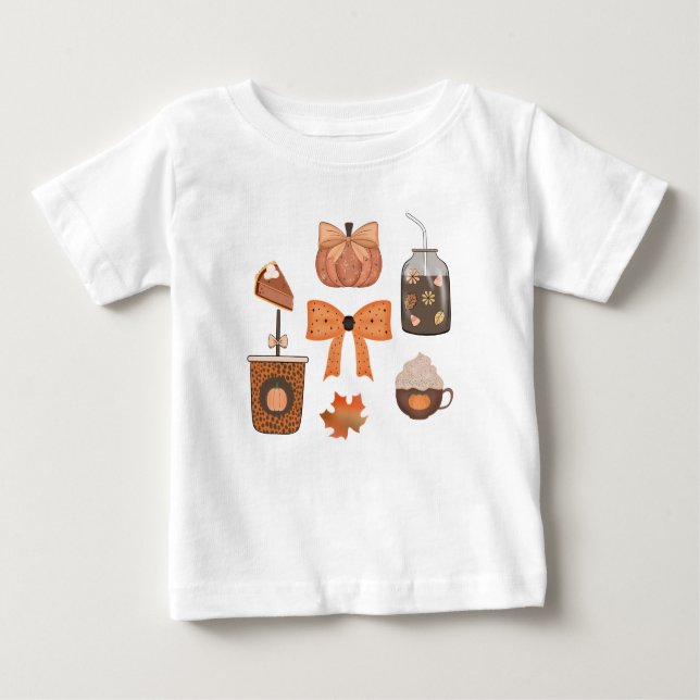 Camiseta De Bebé Autumn Vibes (Anverso)