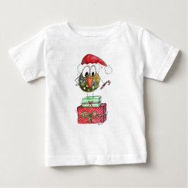Camiseta De Bebé Ave caprichosa de los Navidades