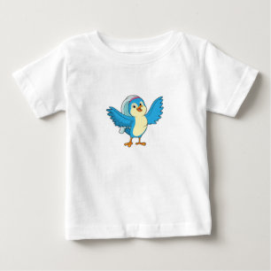 Camiseta De Bebé Ave como novia con velo