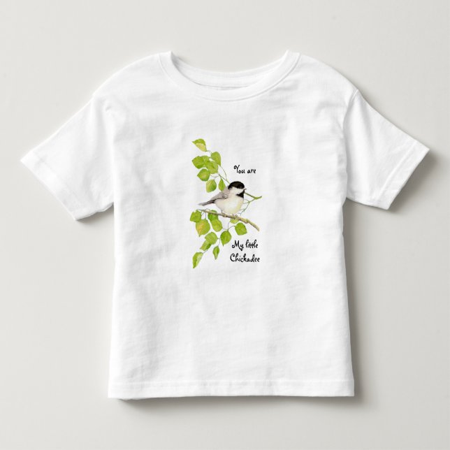 Camiseta De Bebé Ave de pollo eres mi pequeña cita de pollo (Anverso)