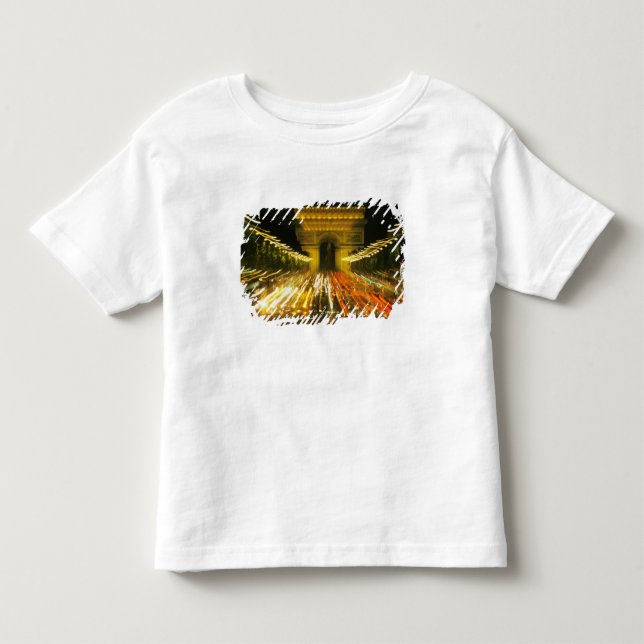 Camiseta De Bebé Avenida de los Campos Elíseos, Arco de Triunfo, (Anverso)