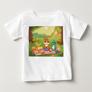 Camiseta De Bebé "Aventura a la espera: Tee gráfico para niños" "Di