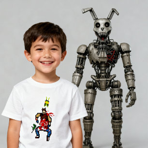 Camiseta De Bebé Aventura animatrónica del robot Nosey