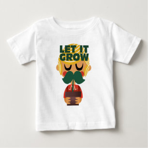 Camiseta De Bebé Aventura de crecimiento de bigote