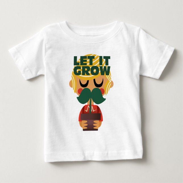 Camiseta De Bebé Aventura de crecimiento de bigote (Anverso)