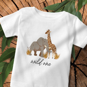 Camiseta De Bebé Aventura de los animales de Safari