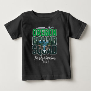 Camiseta De Bebé Aventura de viaje de la escuadra de Oregon