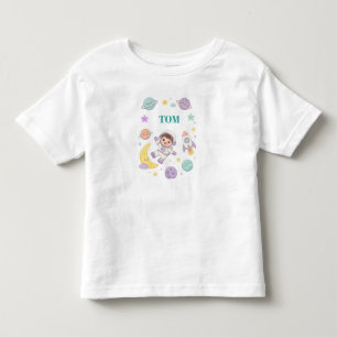 Camiseta De Bebé Aventura espacial de astronauta linda para niños