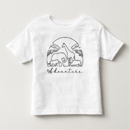 Camiseta De Bebé Aventura y Safari en África