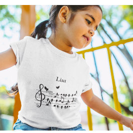 Camiseta De Bebé aves amorosas, esperando una adición a la familia