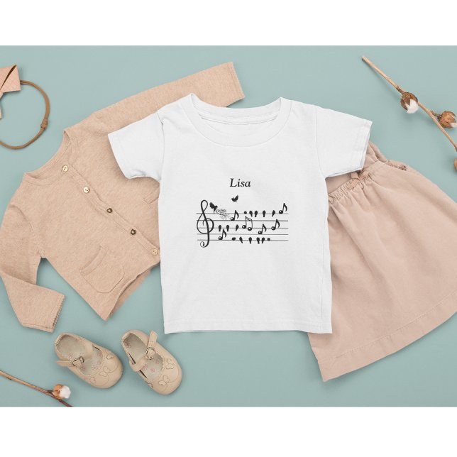 Camiseta De Bebé aves amorosas, esperando una adición a la familia (Subido por el creador)