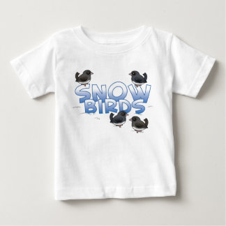Camiseta De Bebé Aves de nieve