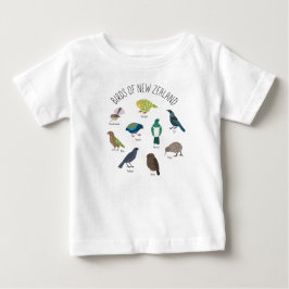 Camiseta De Bebé Aves de Tee de Nueva Zelanda