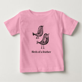 Camiseta De Bebé Aves de una pluma