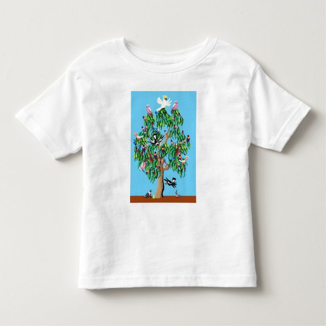 Camiseta De Bebé Aves Navidades de Australia (Anverso)