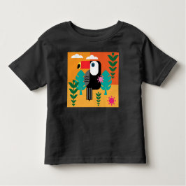 Camiseta De Bebé Aves Tropicales Turcas