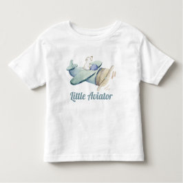 Camiseta De Bebé Aviador pequeño y lindo avión volador