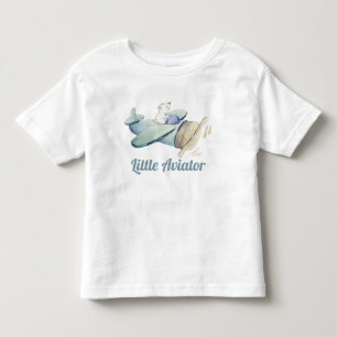 Camiseta De Bebé Aviador pequeño y lindo avión volador