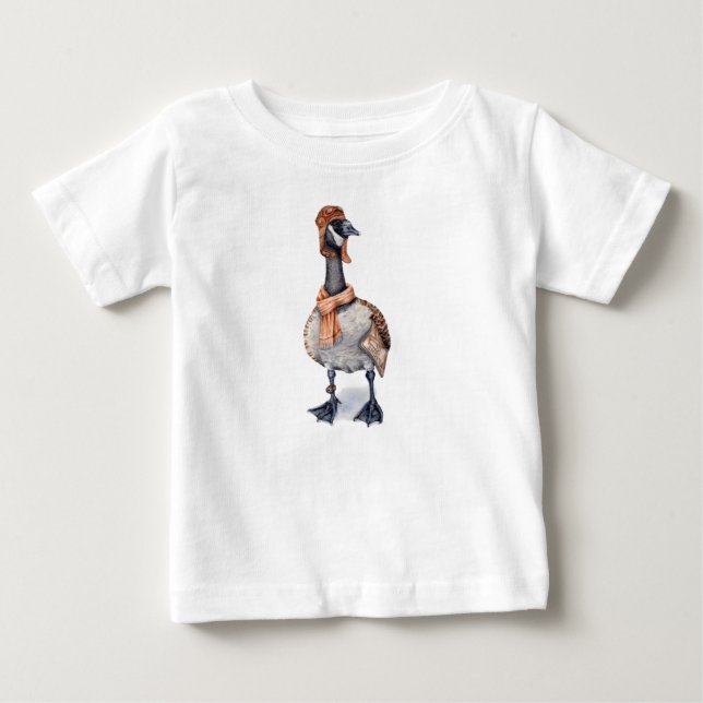 Camiseta De Bebé Aviator Goose (Anverso)