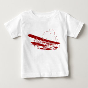 Camiseta De Bebé Avión Antiguo Hidroavión