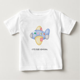 Camiseta De Bebé Avión de dinosaurios Cute Niños estudiantes fiesta