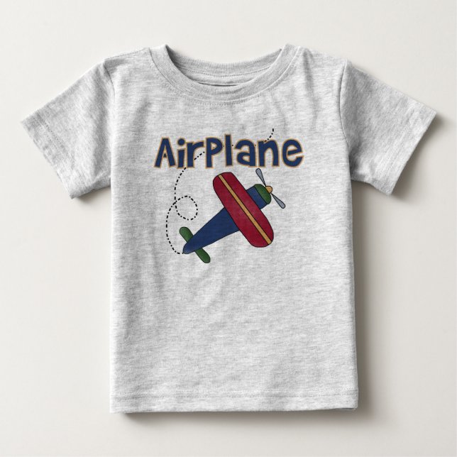 Camiseta De Bebé Avión del vuelo del aeroplano (Anverso)