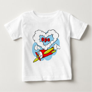 Camiseta De Bebé Avión para niños de Opa