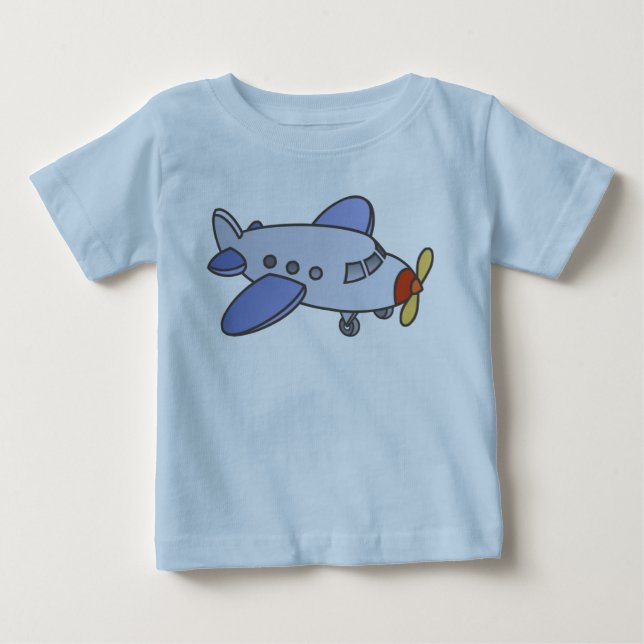 Camiseta De Bebé Avión volador (Anverso)