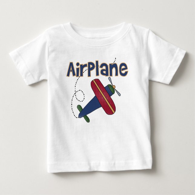 Camiseta De Bebé Avión Volante (Anverso)