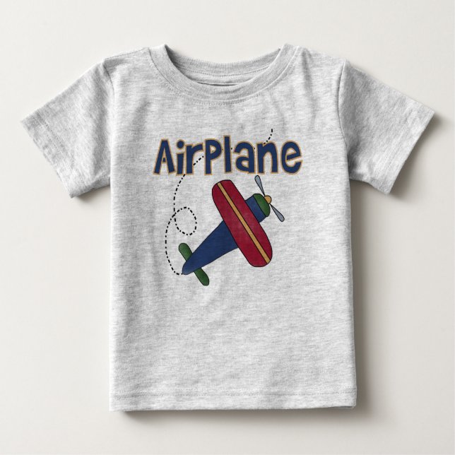Camiseta De Bebé Avión Volante (Anverso)