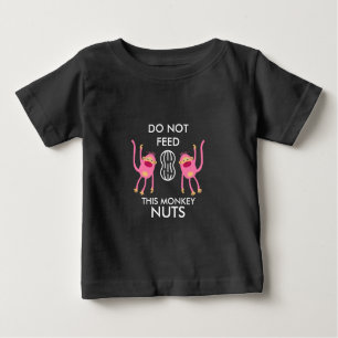 Camiseta De Bebé Aviso de alergia a las nueces de niños