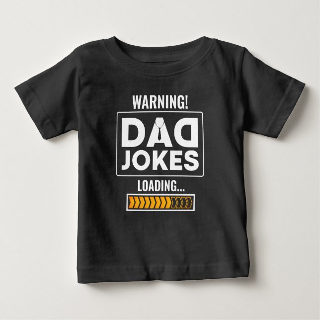 Camiseta De Bebé ¡Aviso fantástico! Envío de Chiste de papá (Anverso)