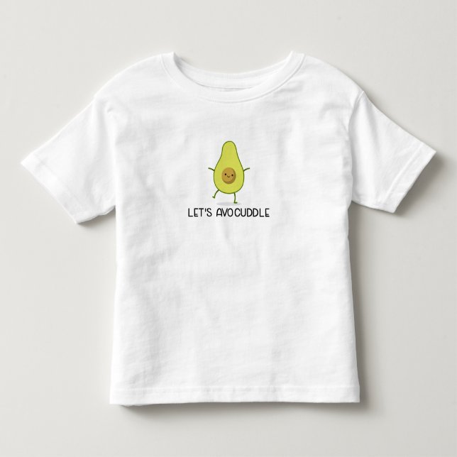 Camiseta De Bebé Avocuddle Funny Kawaii Aguacate Tee (Anverso)