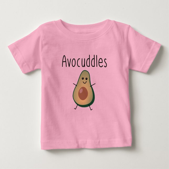 Camiseta De Bebé Avocudelas Bebé Tutu Bodysuit (Anverso)