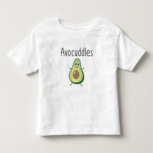 Camiseta De Bebé Avocudlls, pequeño trozo de rubla (Anverso)