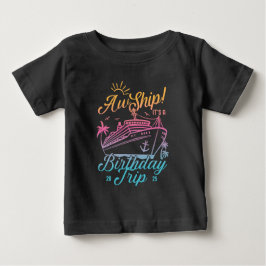 Camiseta De Bebé Aw Ship Personalizado Birthday Cruise Group Mating