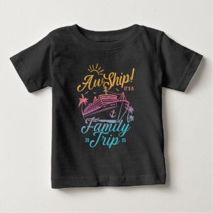 Camiseta De Bebé Aw Ship Personalizado Family Cruise Trip Group Coi