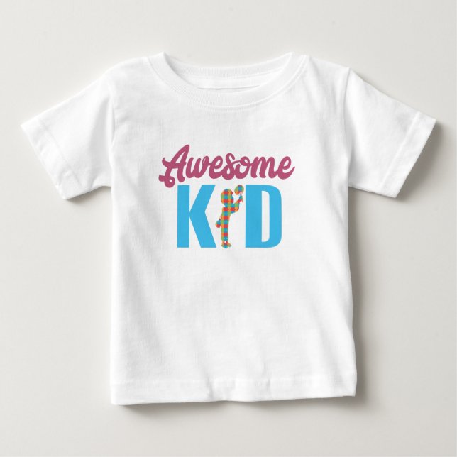 Camiseta De Bebé Awesome Kid (Anverso)